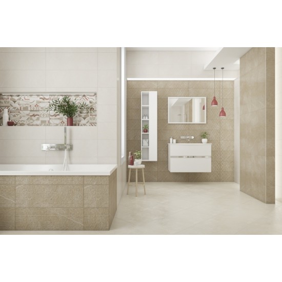 Πλακάκι Μπάνιου Sensi Taube Decor Structure 25,5X75,5CM